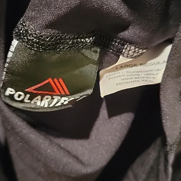 NWOT Polartec Silkweight Men's Base Layer Top And Bottom Set - Picture 2 of 3